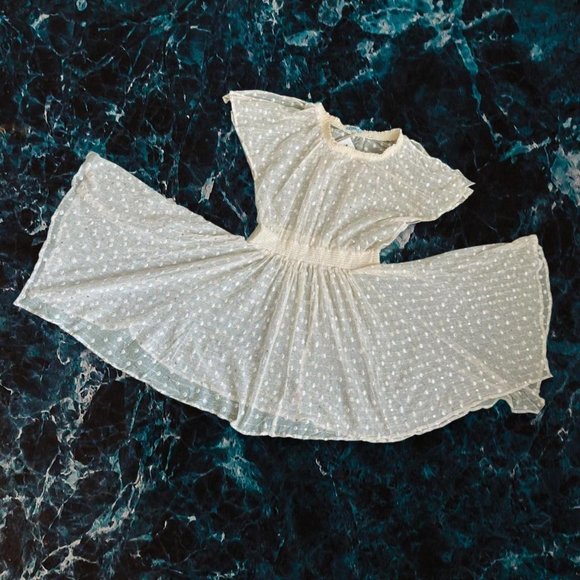 ANTHROPOLOGIE DRESS LEIFNOTES DOT-GLEAM ASYMMETRIC DRESS - Picture 5 of 9